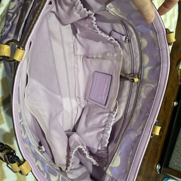 Coach baby diaper bag violet colour - Picture 3 of 3